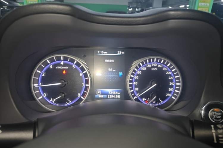 Used Infiniti Q50L 2016 2.0T Enjoyment Edition Instrument Cluster