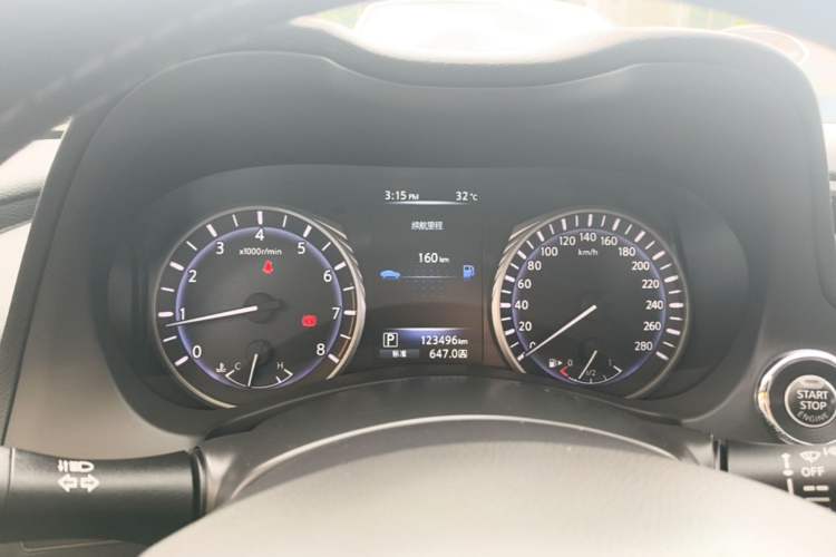 Used Infiniti Q50L 2016 2.0T Enjoyment Edition Instrument Cluster