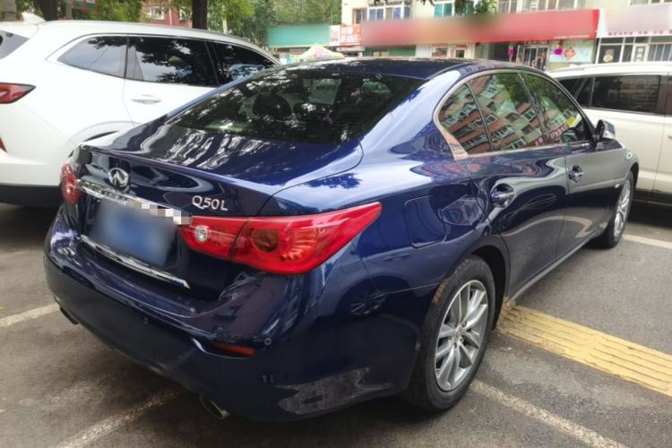 Used Infiniti Q50L 2016 2.0T Enjoyment Edition Rear Right 45 Deg