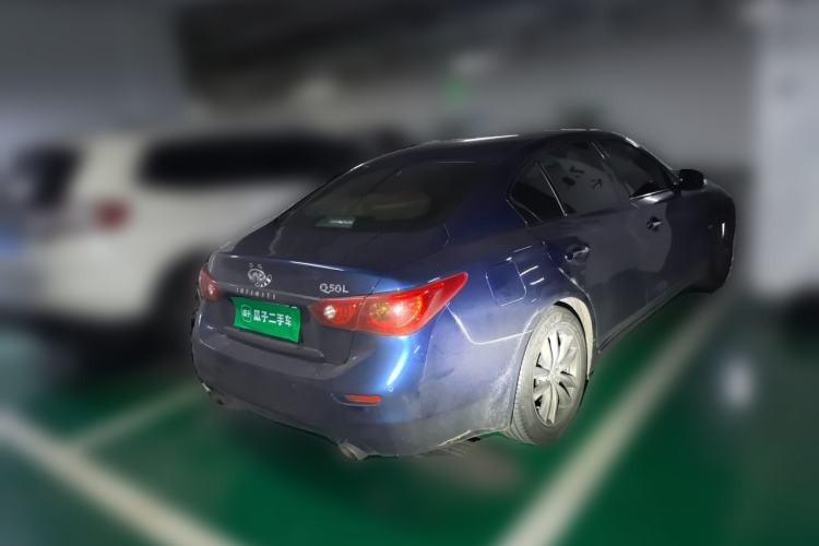 Used Infiniti Q50L 2016 2.0T Enjoyment Edition Rear Right 45 Deg