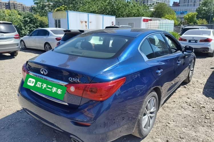 Used Infiniti Q50L 2016 2.0T Enjoyment Edition Rear Right 45 Deg
