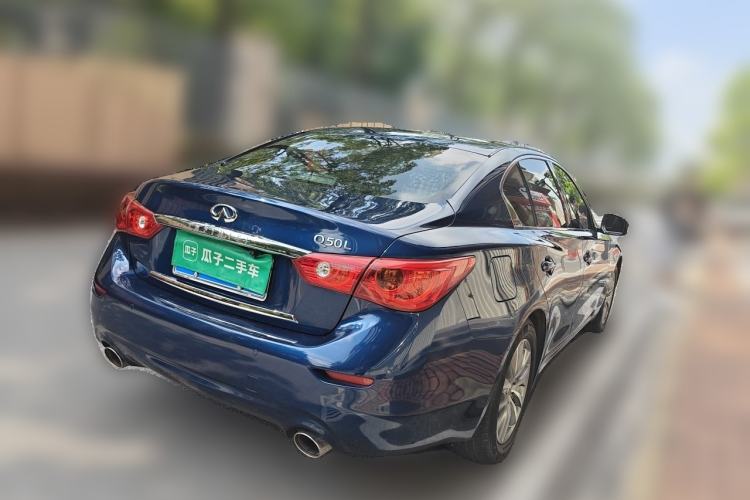 Used Infiniti Q50L 2016 2.0T Enjoyment Edition Rear Right 45 Deg