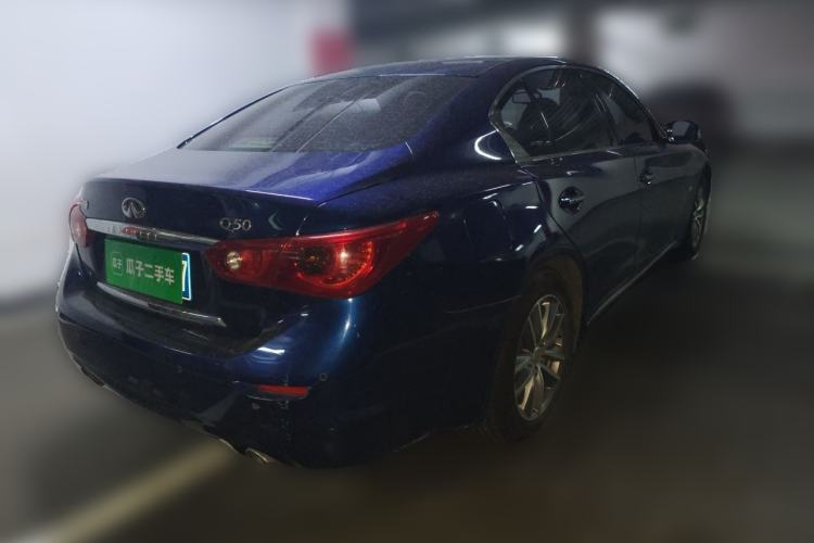 Used Infiniti Q50L 2016 2.0T Enjoyment Edition Rear Right 45 Deg
