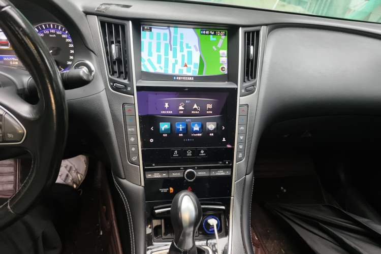 Used Infiniti Q50L 2016 2.0T Enjoyment Edition Audio And AC Panel