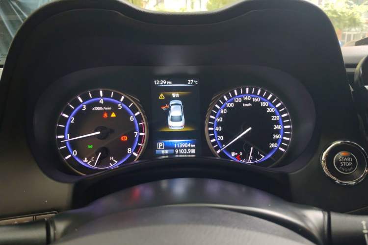 Used Infiniti Q50L 2016 2.0T Luxury Sport Edition Instrument Cluster