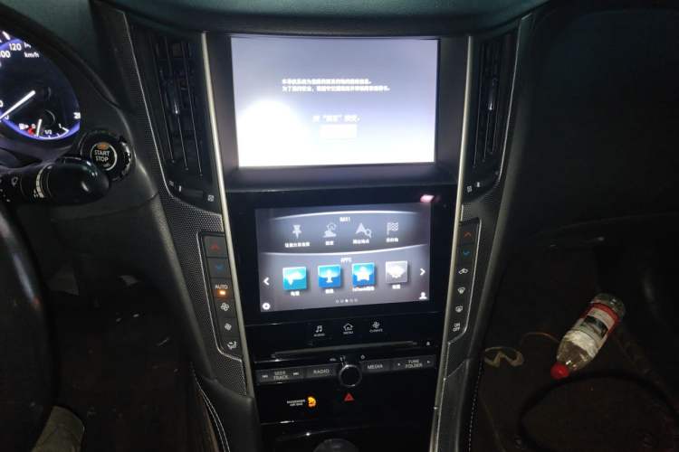 Used Infiniti Q50L 2016 2.0T Enjoyment Edition Audio And AC Panel