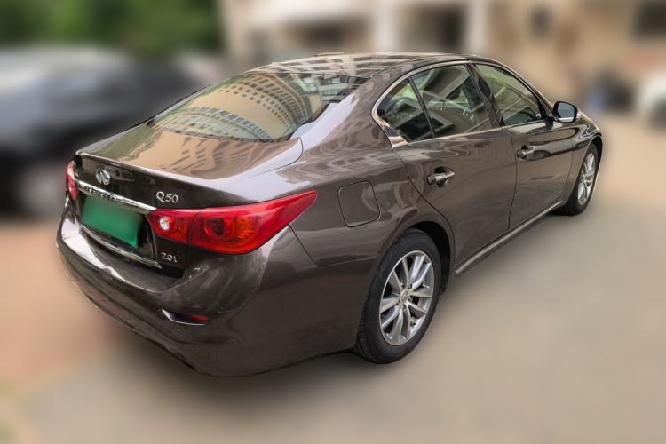 Used Infiniti Q50L 2016 2.0T Enjoyment Edition Rear Right 45 Deg