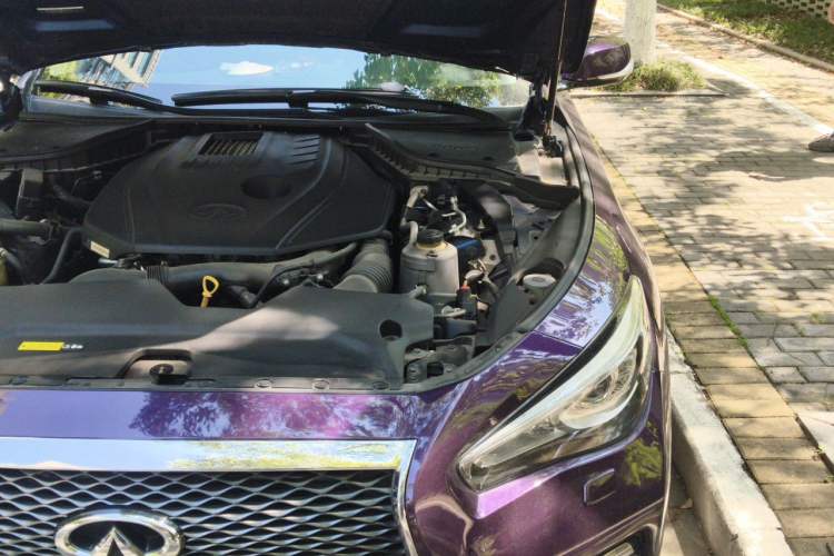Used Infiniti Q50L 2016 2.0T Ambition Edition Engine Bay Left