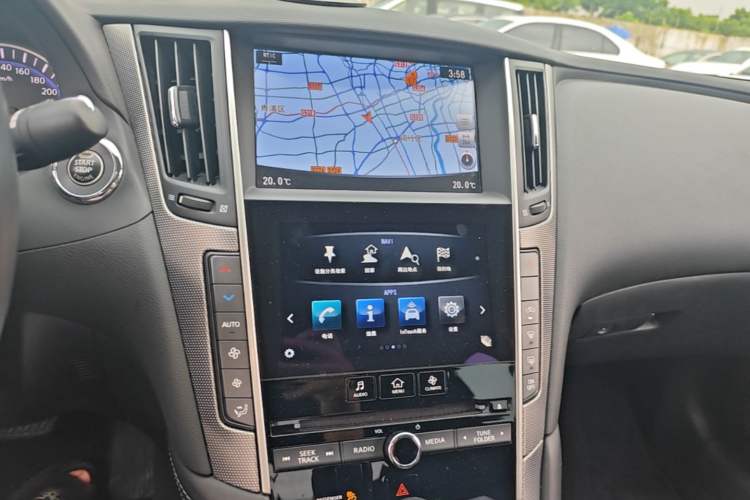 Used Infiniti Q50L 2016 2.0T Enjoyment Edition Audio And AC Panel