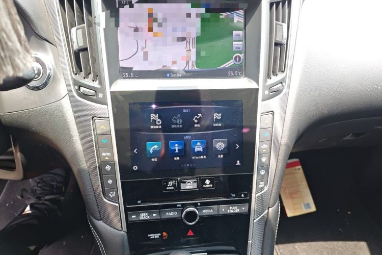 Used Infiniti Q50L 2016 2.0T Ambition Edition Audio And AC Panel