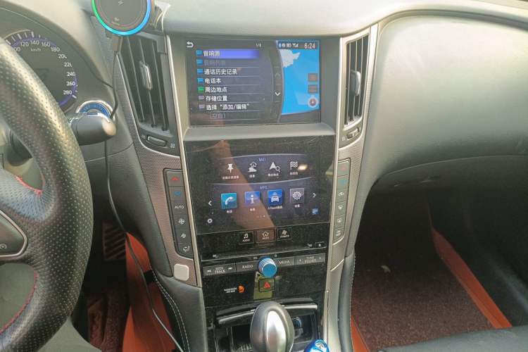 Used Infiniti Q50L 2016 2.0T Enjoyment Edition Audio And AC Panel
