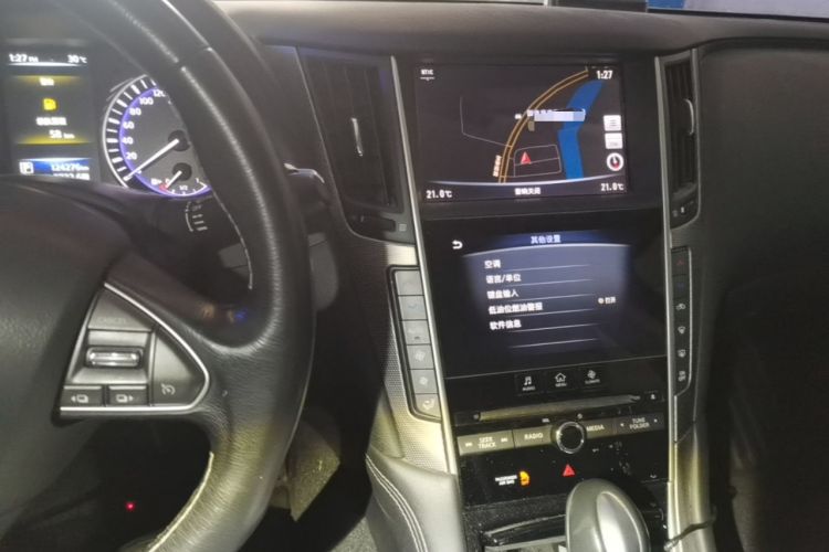 Used Infiniti Q50L 2016 2.0T Enjoyment Edition Audio And AC Panel