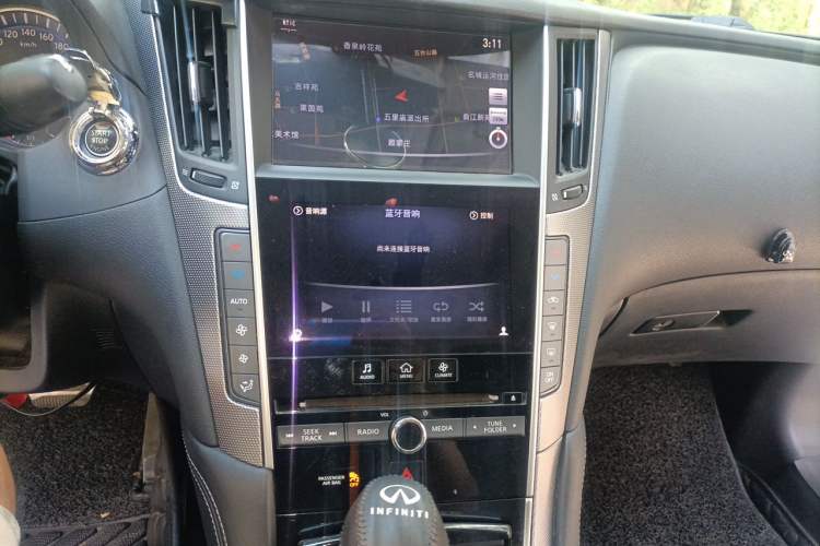 Used Infiniti Q50L 2016 2.0T Ambition Edition Audio And AC Panel