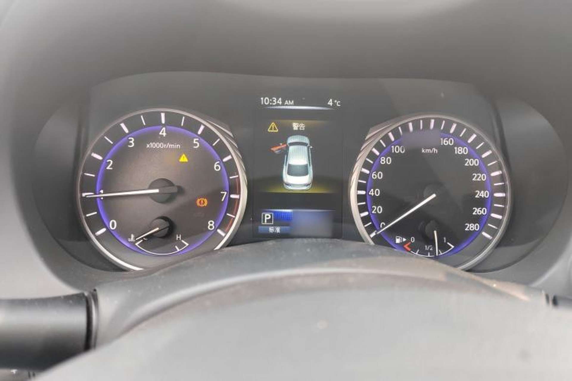 Used Infiniti Q50L 2016 2.0T Comfort Edition Instrument Cluster