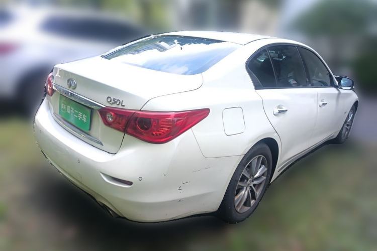 Used Infiniti Q50L 2016 2.0T Enjoyment Edition Rear Right 45 Deg