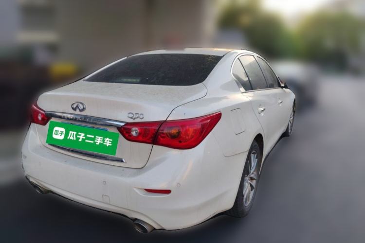 Used Infiniti Q50L 2016 2.0T Enjoyment Edition Rear Right 45 Deg