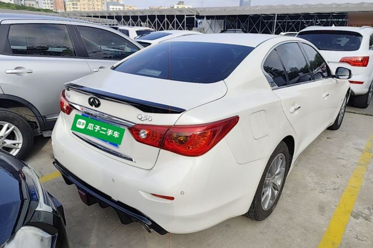 Used Infiniti Q50L 2016 2.0T Enjoyment Edition Rear Right 45 Deg