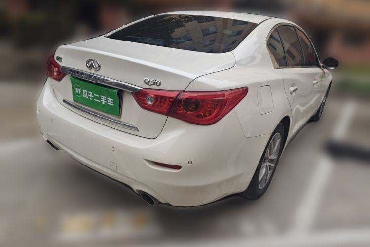 Used Infiniti Q50L 2016 2.0T Enjoyment Edition Rear Right 45 Deg
