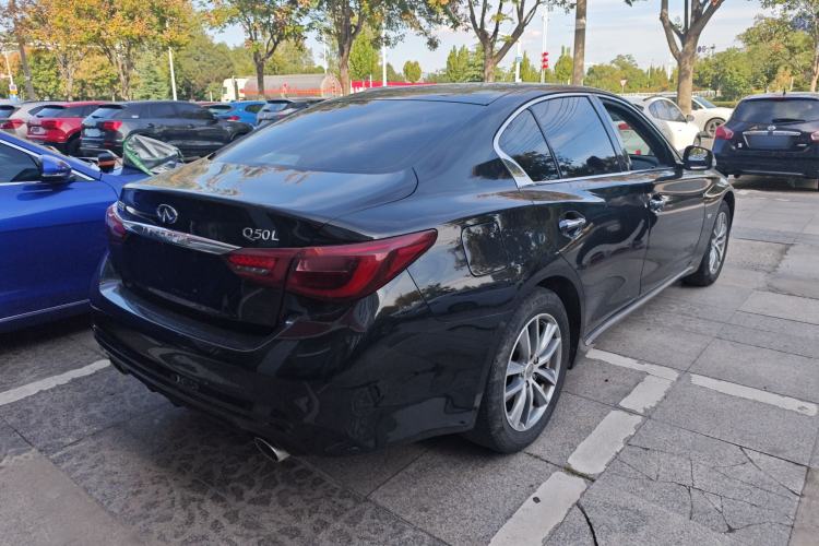 Used Infiniti Q50L 2018 2.0T Comfort Edition China VI Standard Rear Right 45 Deg
