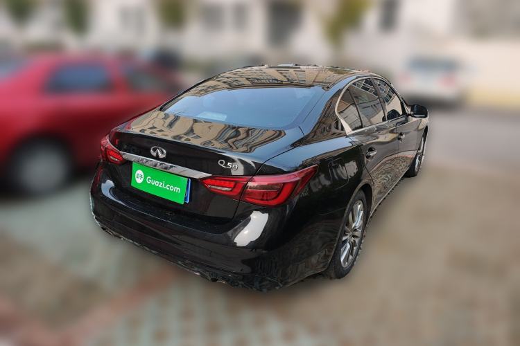 Used Infiniti Q50L 2018 2.0T Enjoyment Version China V Standard Rear Right 45 Deg