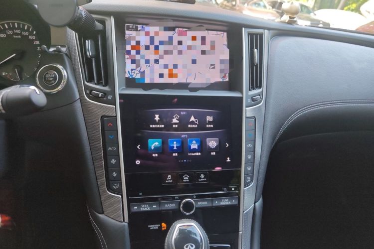 Used Infiniti Q50L 2018 2.0T Enjoyment Version China VI Standard Audio And AC Panel
