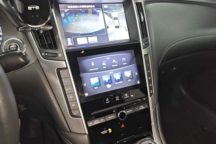 Used Infiniti Q50L 2018 2.0T Enjoyment Version China VI Standard Audio And AC Panel