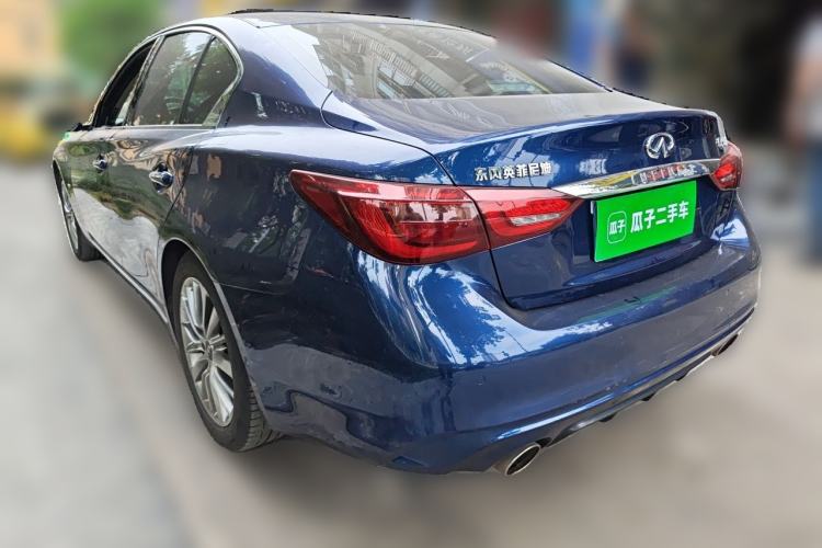 Used Infiniti Q50L 2018 2.0T Enjoyment Version China VI Standard Rear Left 45 Deg