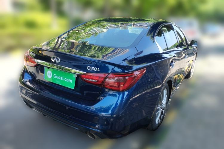 Used Infiniti Q50L 2018 2.0T Enjoyment Version China V Standard Rear Right 45 Deg