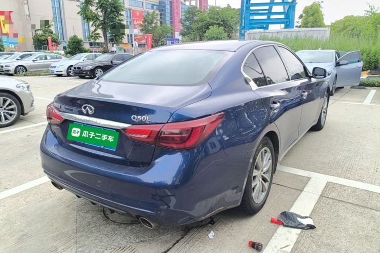 Used Infiniti Q50L 2018 2.0T Comfort Edition China VI Standard Rear Right 45 Deg