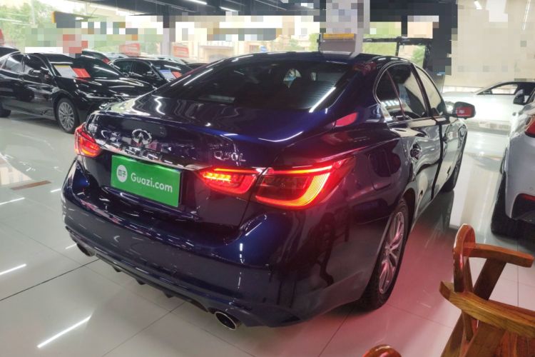 Used Infiniti Q50L 2018 2.0T Comfort Edition China VI Standard Rear Right 45 Deg