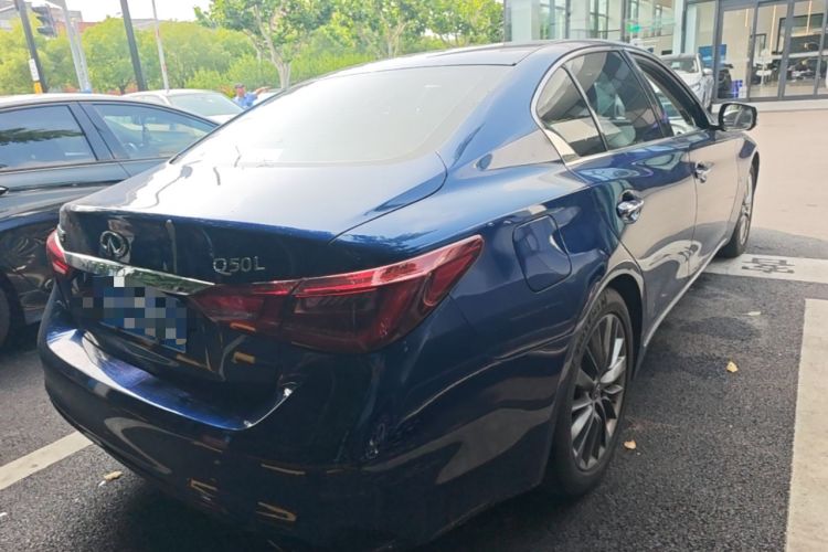 Used Infiniti Q50L 2018 2.0T Enjoyment Edition China V standard Rear Right 45 Deg