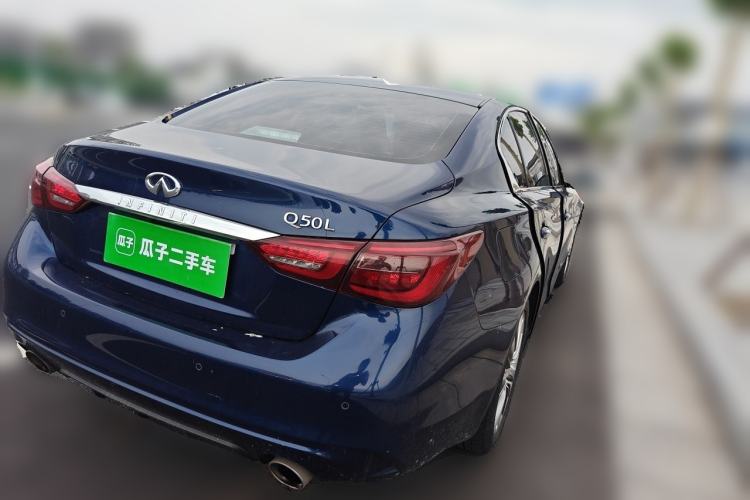 Used Infiniti Q50L 2018 2.0T Enjoyment Version China VI Standard Rear Right 45 Deg