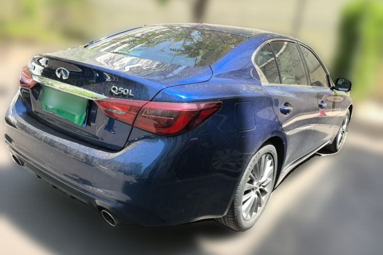 Used Infiniti Q50L 2018 2.0T Enjoyment Version China VI Standard Rear Right 45 Deg