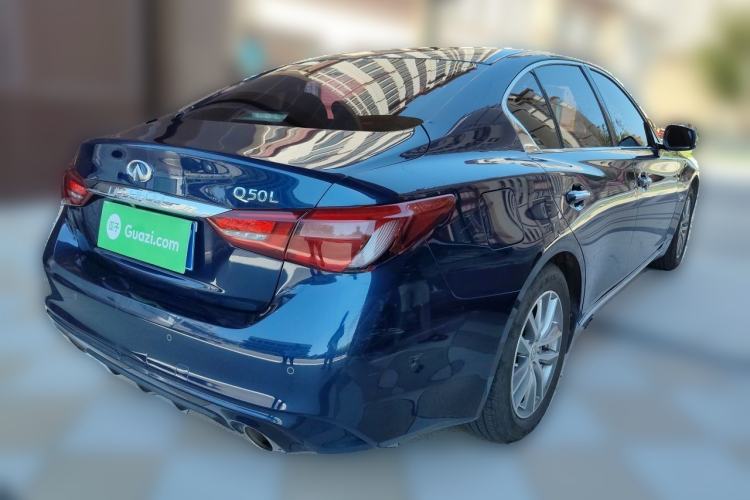 Used Infiniti Q50L 2018 2.0T Comfort Edition China V Standard Rear Right 45 Deg