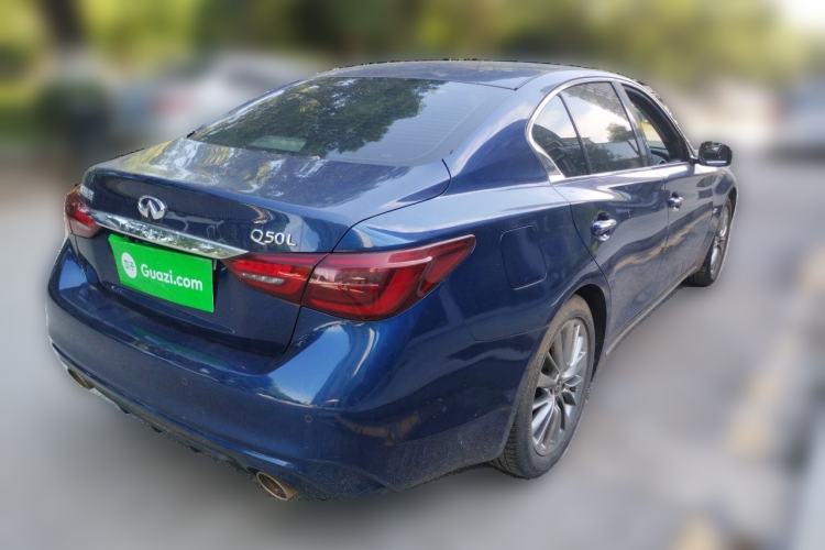 Used Infiniti Q50L 2018 2.0T Enjoyment Version China VI Standard Rear Right 45 Deg