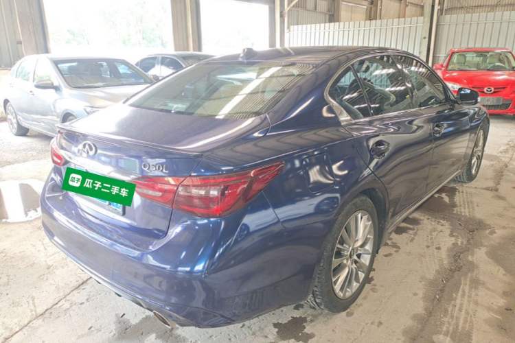 Used Infiniti Q50L 2018 2.0T Enjoyment Version China V Standard Rear Right 45 Deg