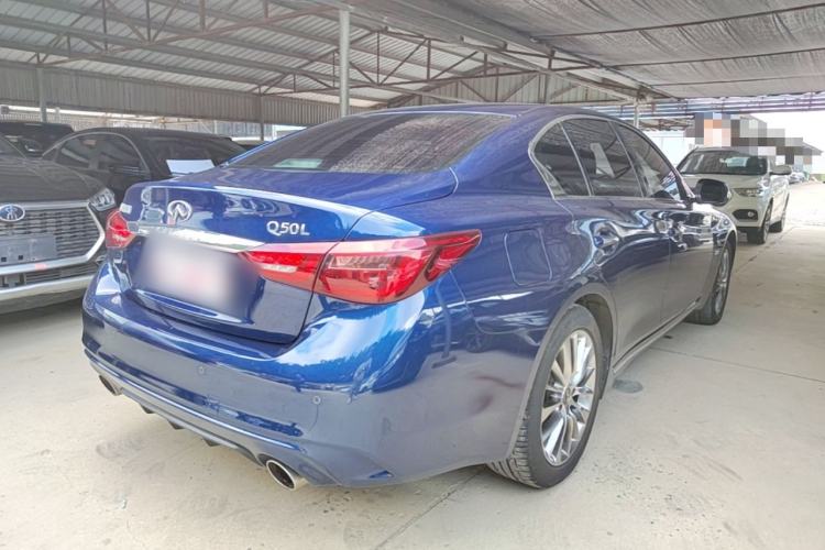 Used Infiniti Q50L 2018 2.0T Enjoyment Version China VI Standard Rear Right 45 Deg