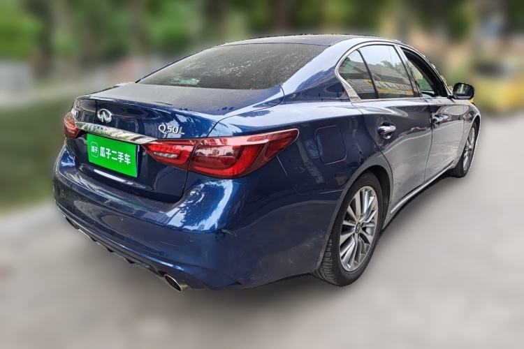 Used Infiniti Q50L 2018 2.0T Enjoyment Version China VI Standard Rear Right 45 Deg