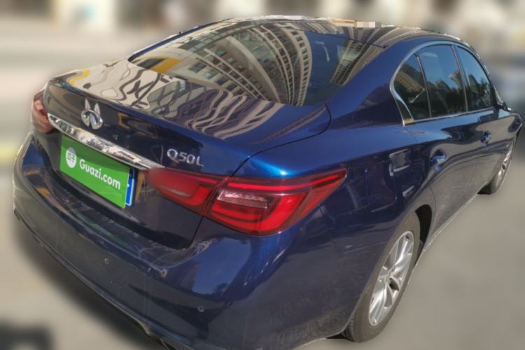 Used Infiniti Q50L 2018 2.0T Comfort Edition China V Standard Rear Right 45 Deg