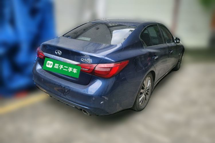 Used Infiniti Q50L 2018 2.0T Enjoyment Version China VI Standard Rear Right 45 Deg