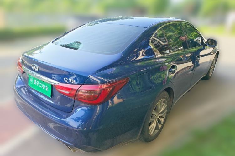 Used Infiniti Q50L 2018 2.0T Comfort Edition China VI Standard Rear Right 45 Deg