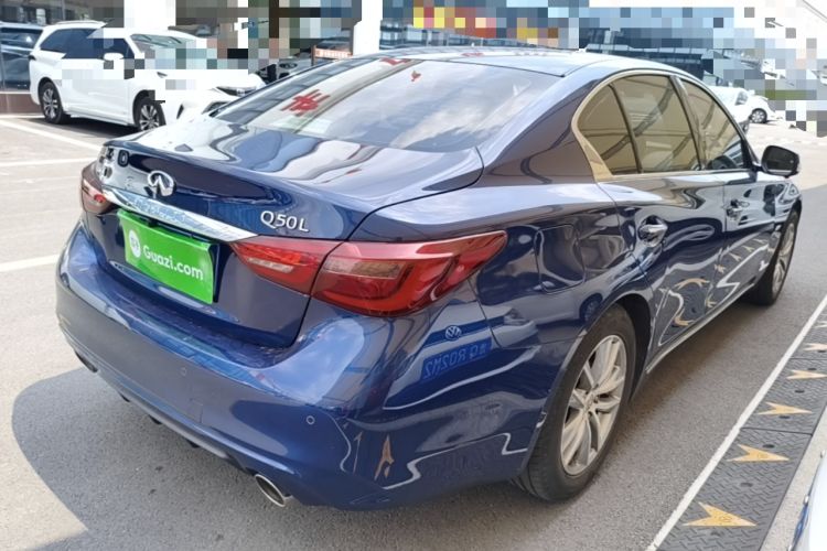 Used Infiniti Q50L 2018 2.0T Comfort Edition China V Standard Rear Right 45 Deg