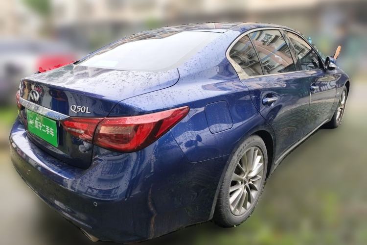 Used Infiniti Q50L 2018 2.0T Enjoyment Version China VI Standard Rear Right 45 Deg