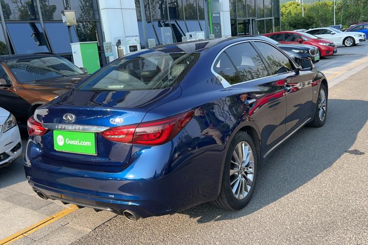 Used Infiniti Q50L 2018 2.0T Enjoyment Version China VI Standard Rear Right 45 Deg