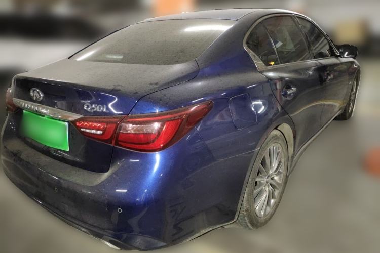 Used Infiniti Q50L 2018 2.0T Luxury Edition China V Standard Rear Right 45 Deg