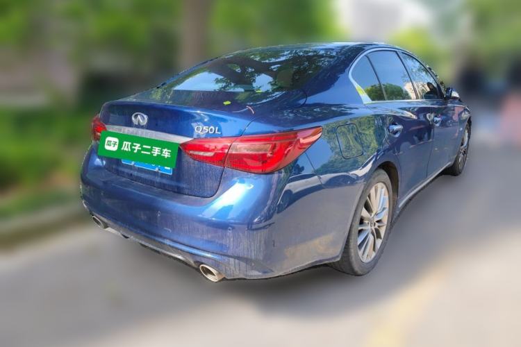 Used Infiniti Q50L 2018 2.0T Enjoyment Version China VI Standard Rear Right 45 Deg