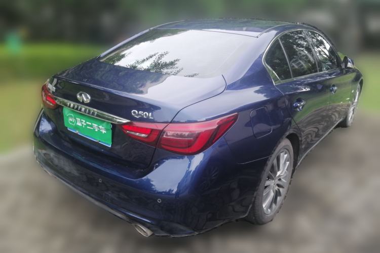 Used Infiniti Q50L 2018 2.0T Enjoyment Version China VI Standard Rear Right 45 Deg