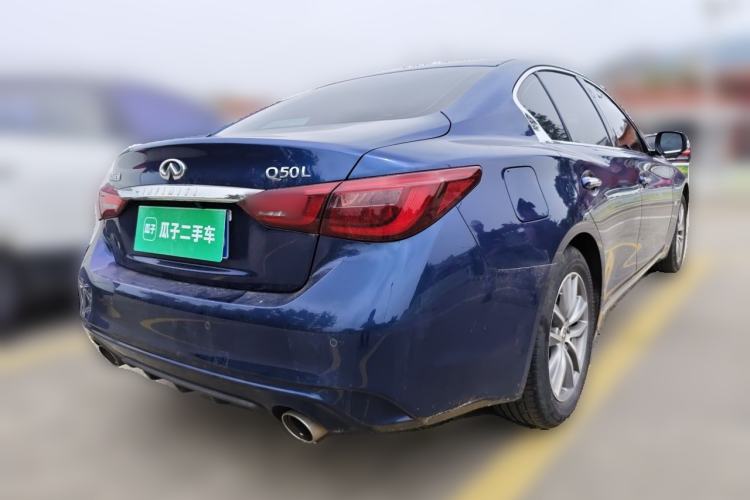 Used Infiniti Q50L 2018 2.0T Comfort Edition China VI Standard Rear Right 45 Deg