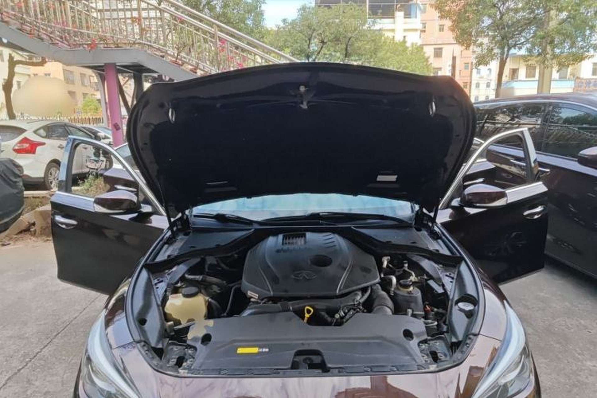 Used Infiniti Q50L 2018 2.0T Enjoyment Version China V Standard Engine Bay