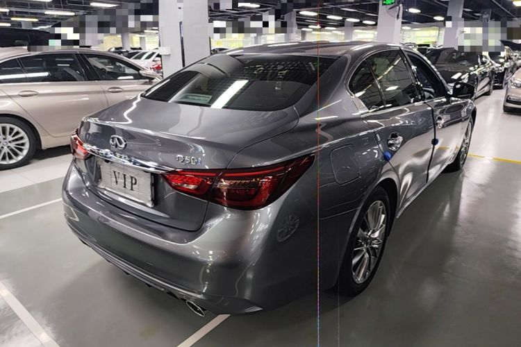 Used Infiniti Q50L 2018 2.0T Enjoyment Version China VI Standard Rear Right 45 Deg